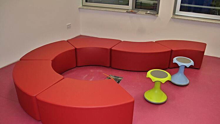 Auch eine veränderbare Spielecke gibt es in der Mensa.Helmut Will