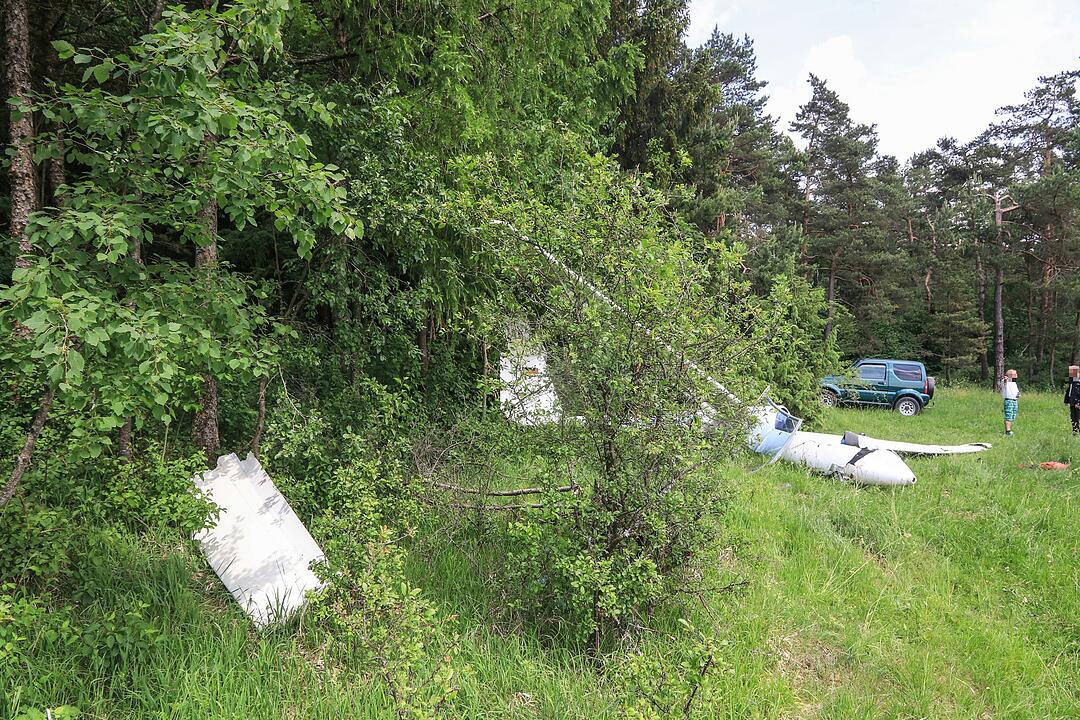 Segelflugzeug in der Fränkischen Schweiz abgestürzt