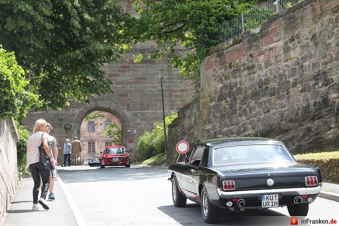 Oldtimertreffen auf der Kulmbacher Plassenburg