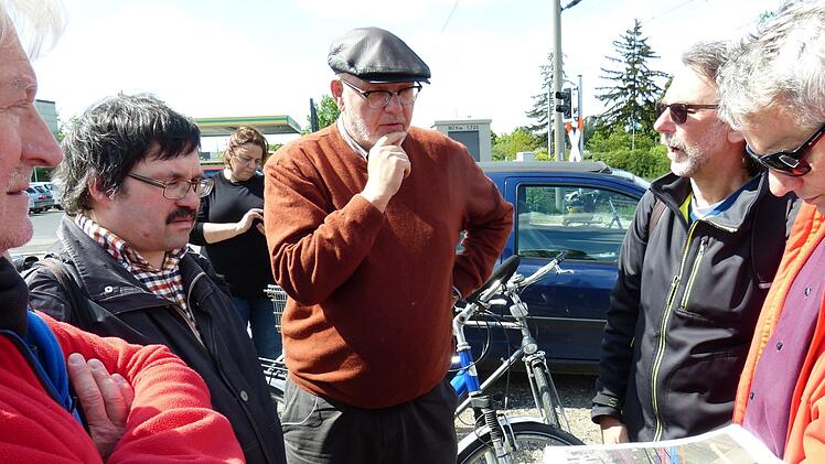 Fahrradtour zum Bahnausbau in Bamberg am 10. Mai 2019. Foto: Julian Megerle