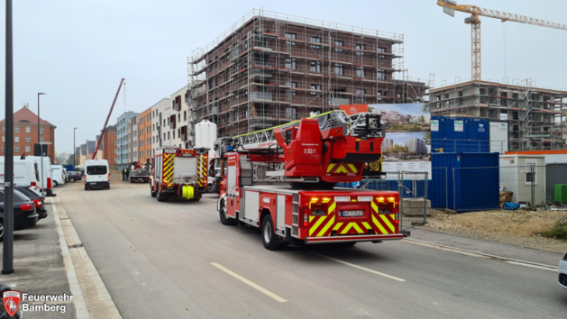 Bamberg: Feuerwehreinsatz auf Lagarde-Gelände - Bauarbeiter greifen bei Brand ein