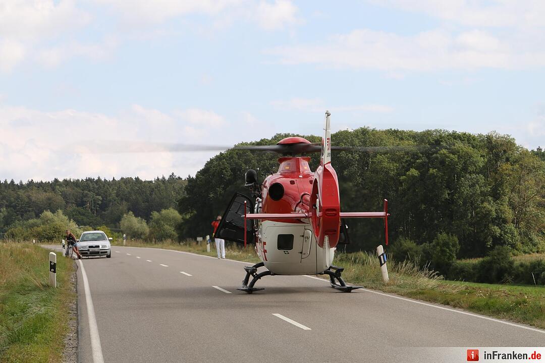 Lkw überschlägt sich bei Langenaltheim