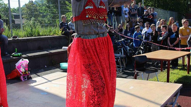 Eindrücke vom Abi-Scherz. Foto: Isabel Dill