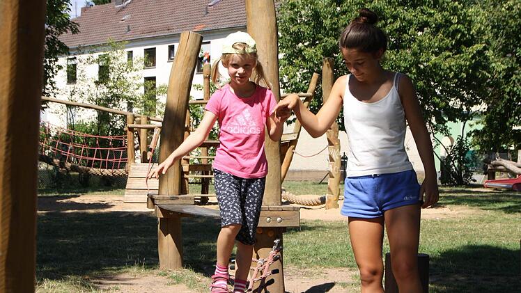 Eindrücke vom Spielplatz Henneberg-Siedlung. Foto: Ralf Ruppert