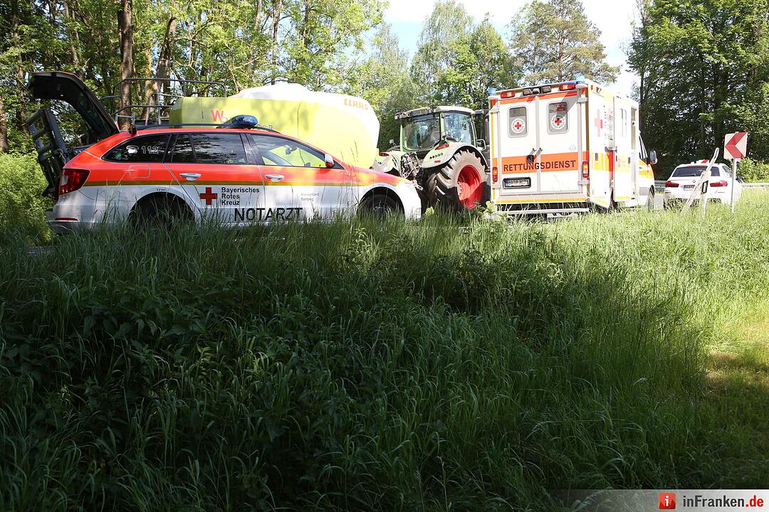 Unfall am Würgauer Berg: Motorradfahrer schwer verletzt