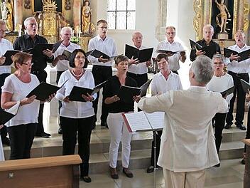 Der Kirchenchor St. Alexis aus Benhausen gestaltete den Gottesdienst der "Aktion Somerkirche." Foto: Galster