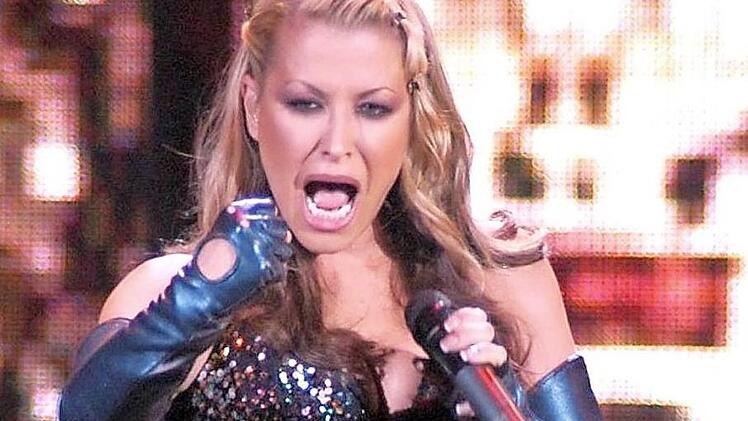 Anastacia bei ihrem letzten Auftritt im Frankenland: In der Nürnberger Arena. FT-Archivfoto: Helmut Ölschlegel