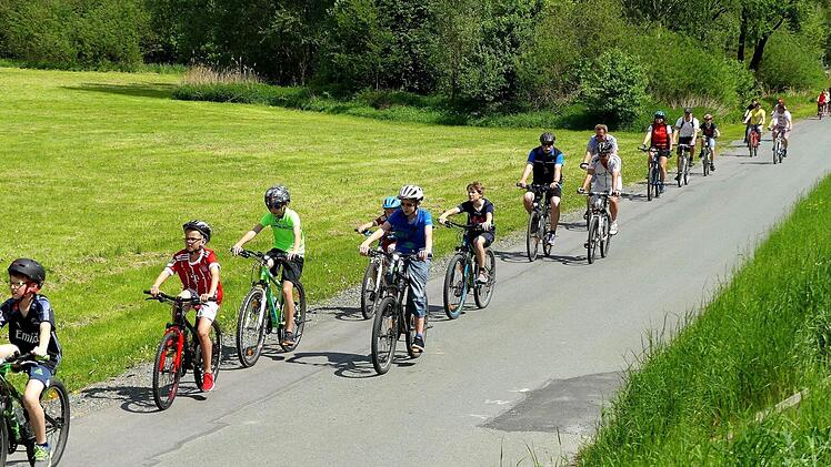 Impressionen vom Radfahrtag im WeißmaintalFoto: Dieter Hübner