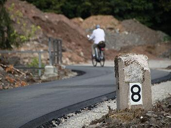 Gut befahrbar und befestigt ist der neue Rhönexpress-Bahnradweg. Was ist passiert aber, wenn Schnee liegt. Foto: Archiv/Ulrike Müller