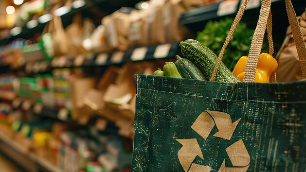 Im Supermarkt: Darum solltest du nie mit Tasche einkaufen