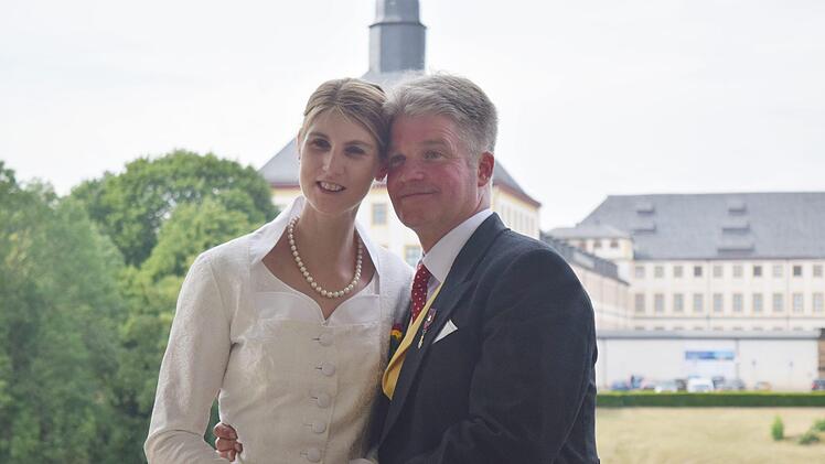 Stephanie Prinzessin von Sachsen-Coburg und Gotha hat in Gotha ihren Partner Jan Stahl geheiratet.Daniela Pondelicek