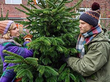Nora (Morgane Ferru) und Bent (Anton Spieker) müssen in "Weihnachtsüberraschungen" über ihren Schatten springen, um das Fest der Liebe zu retten.