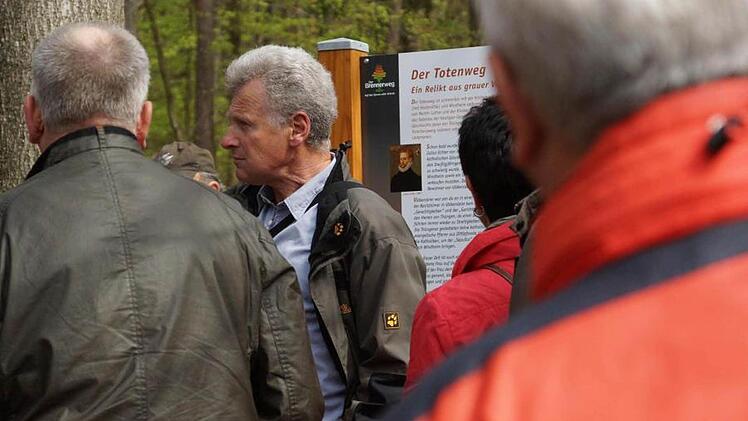 Der Brennerweg war das große Projekt von Werner Ziegert (hier bei der Eröffnung im April). Foto: Archiv/Arkadius Guzy