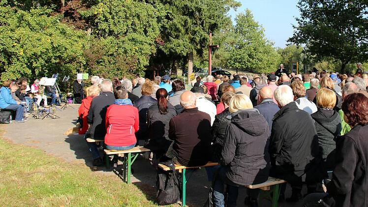 Gottesdienst bei Ummerstadt Foto: Bettina Knauth