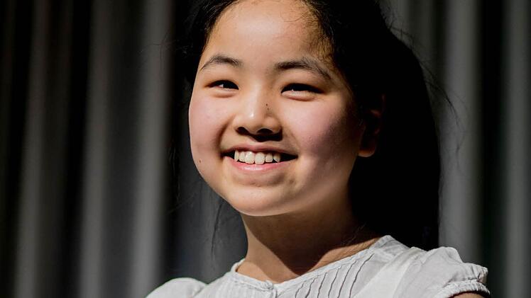 You Wei Liu bei ihrem Soloabend in Coburg Foto: Jochen Berger