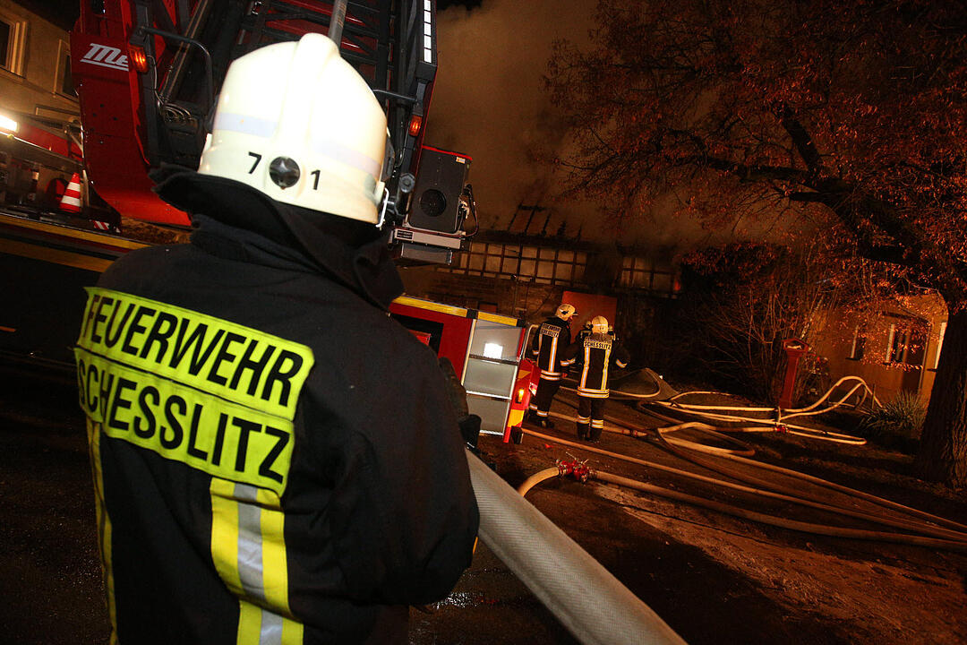 Scheunenbrand in Melkendorf