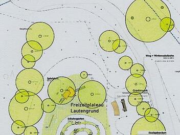 Das "Freizeitplateau Lautengrund" wird eines der neuen Erholungs- und Freizeitgebiete in Presseck sein. Damit befasste sich der Gemeinderat am Montag.  Grafik: Architekturbüro Kersten Schötter, Wallenfels / Repro: Klaus Klaschka