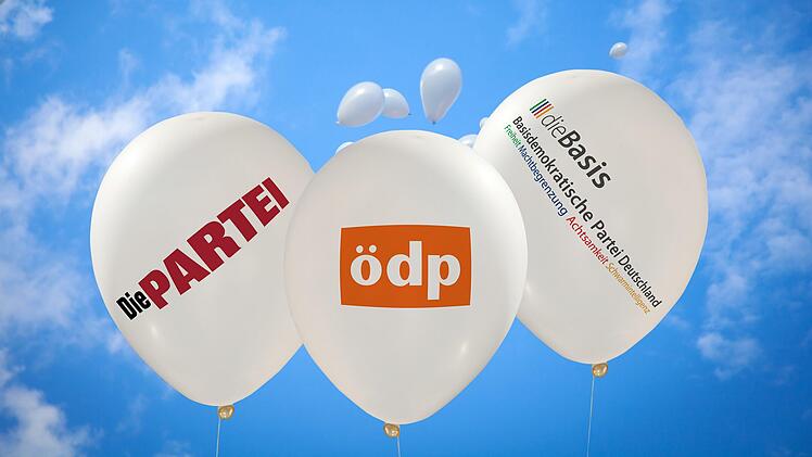 Die Partei, die ÖDP und Die Basis - diese drei der kleinen Parteien treten in unserem Wahlkreis mit Direktkandidaten an.