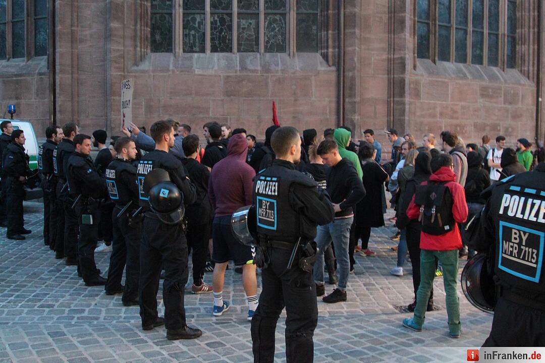 Demo gegen Neonazis in Nürnberg