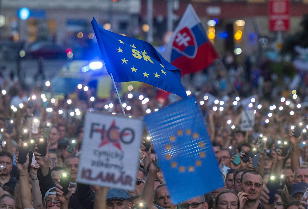 Proteste in der Slowakei