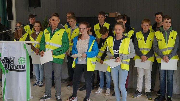 Die Siegerehrung. Foto: Verkehrswacht