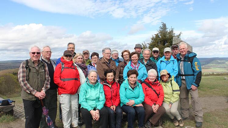Die Teilnehmer unserer Leserwanderung auf den Sodenberg. Foto: Paul Ziegler