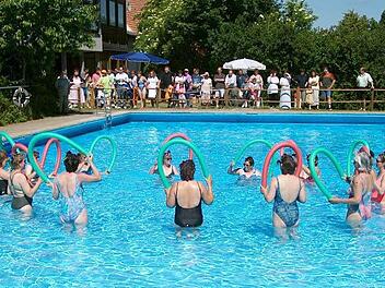 Das Schwimmbad in Kraisdorf: Nach kurzer Diskussion beschloss der Gemeinderat Pfarrweisach, dass die Gemeinde den örtlichen Schwimmbadverein in den nächsten fünf Jahren mit maximal 5 000 Euro jährlich unterstützt.  Foto: Archiv/Simon Albrecht