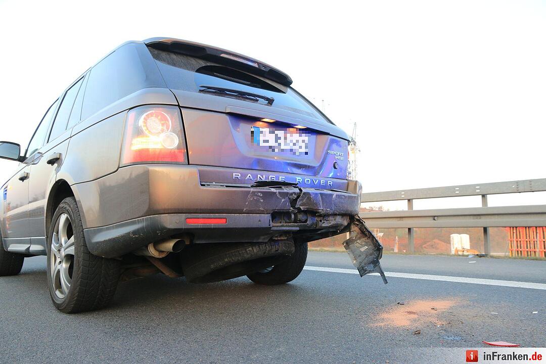 Autos kollidieren auf A73 bei Breitengüßbach