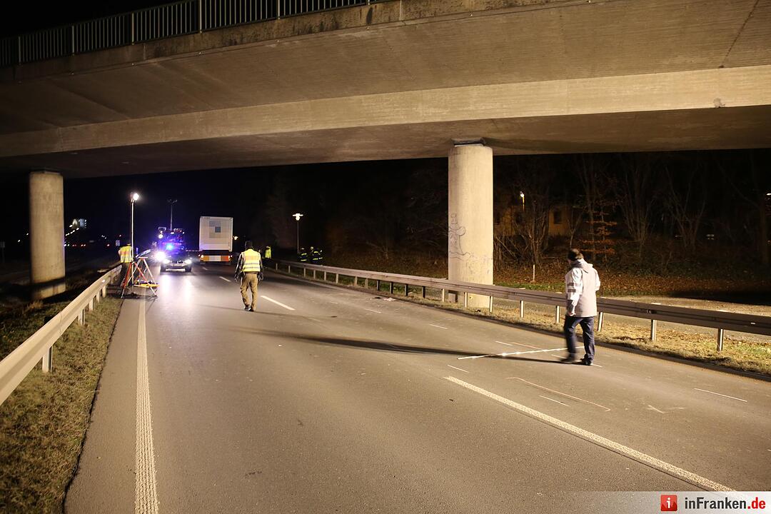 Kulmbach: Mann auf B289 überfahren