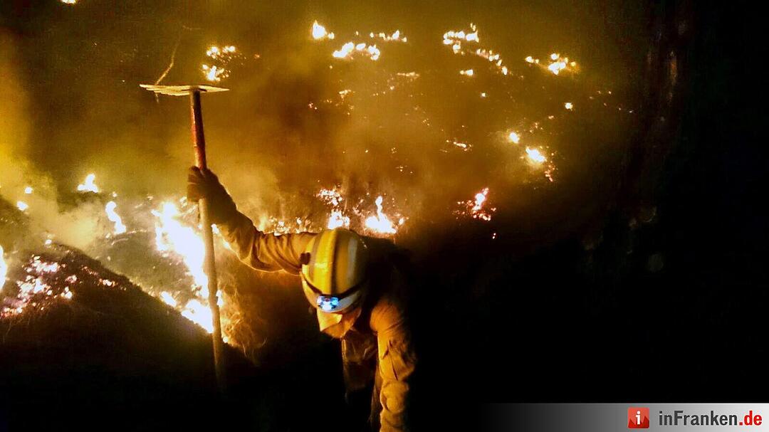 Waldbrand auf der Kanarischen Insel