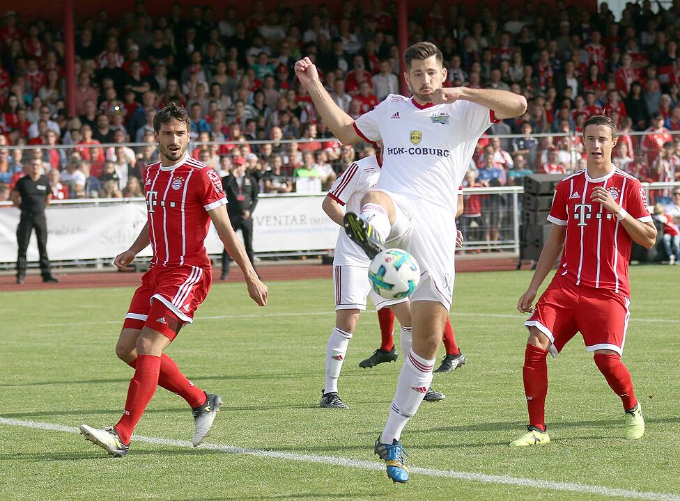 Das Traumspiel gegen den FC Bayern München in Coburg