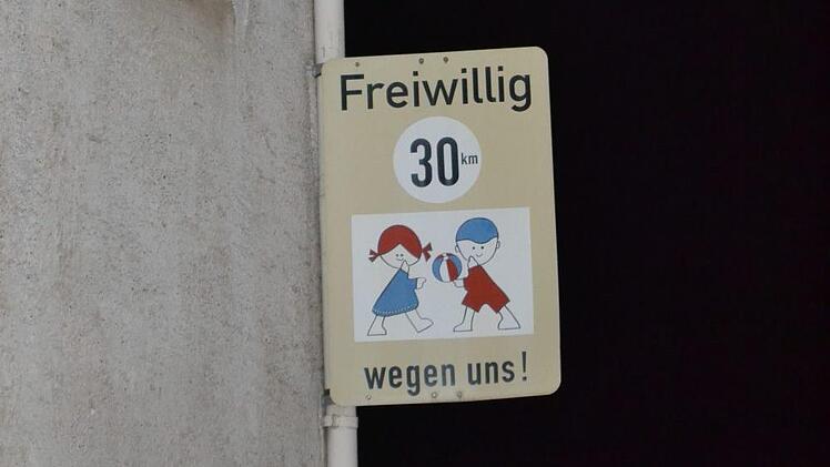 Der Gemeinderat Euerdorf lehnte eine 30er-Zone vom Obertor bis zum Marktplatz samt Nebenstraßen ab. Foto: Nicolas Thoma