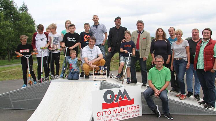 Offizielle Einweihung des Stadtsteinacher Fun-Parks. Foto: Sonny Adam