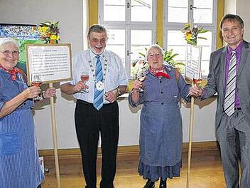 Romantik und Wein vor dem Rathaus
