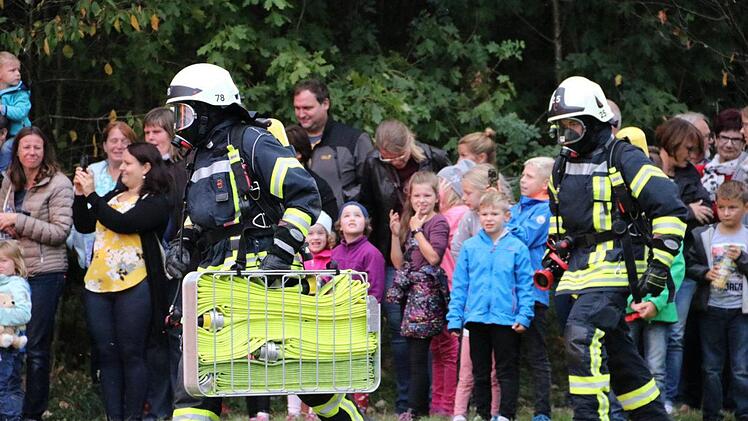Aktion "Feuerwehr zum Anfassen". Foto: Kevin M&uuml;ller