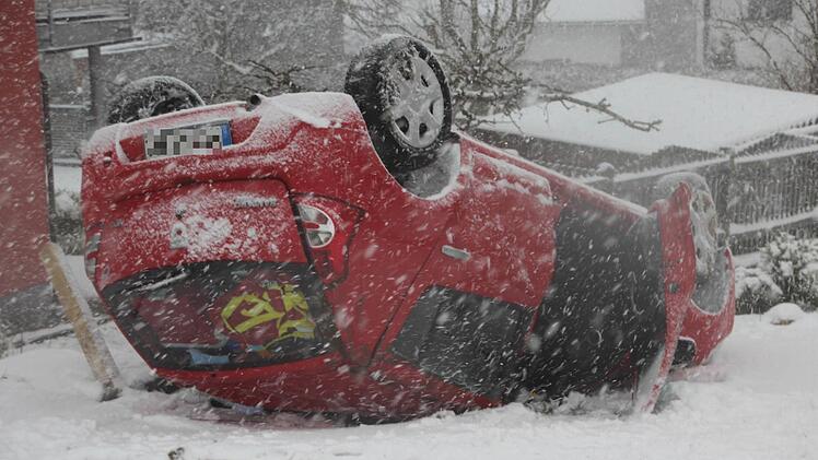 Unfall in Marienroth. Foto: Marco Meißner
