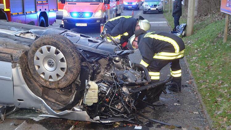 Ein schwerer Unfall ereignete sich am Donnerstag auf dem Westring.  Foto: Peter Rauch