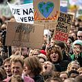 Protestaktion von Students for Future: Mit dem Fahrrad wollen Aktivist*innen nach Berlin fahren.