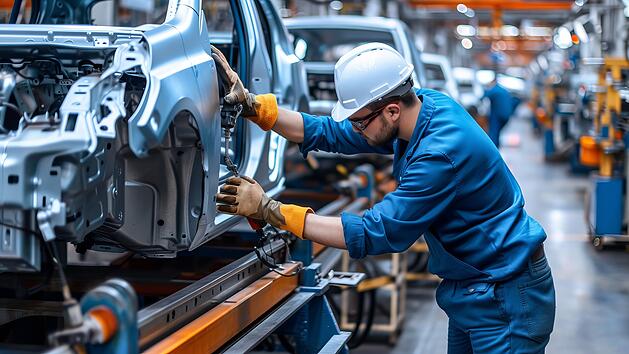 Automobilindustrie, Zulieferer, Autowerk, VW