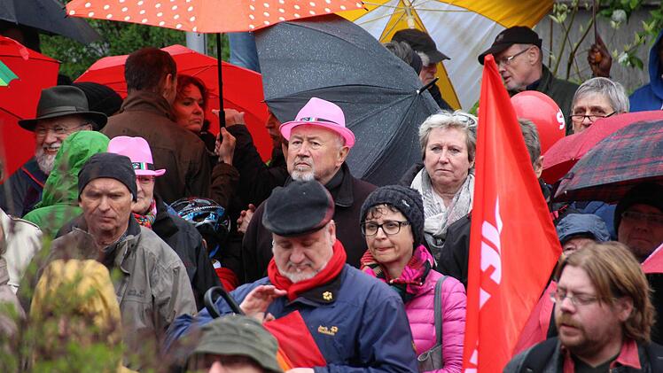 Demonstrationen in Bad Kissingen. Foto: Benedikt Borst