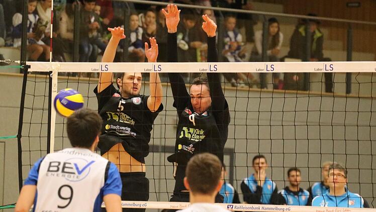Impressionen vom Heimspielsieg der Hammelburg Volleys über den SSC Karlsruhe.Sebastian Schmitt