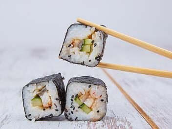Sushi, Sushi essen