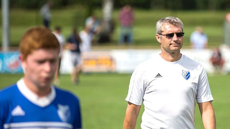 Thomas Lutz (rechts) ist nicht mehr Trainer des FC 06 Bad Kissingen. Sein Nachfolger wird Mario Wirth.Rene Ruprecht