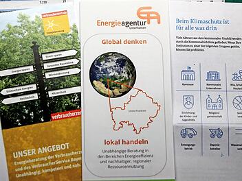 Bei der ersten Veranstaltung des "Energie-Coaching" analysierte man Daten aus der Stadt Ebern und setzte sich zum Ziel, auch dem Bürger Hilfen mit an die Hand zu geben.  Repro: Günther Geiling