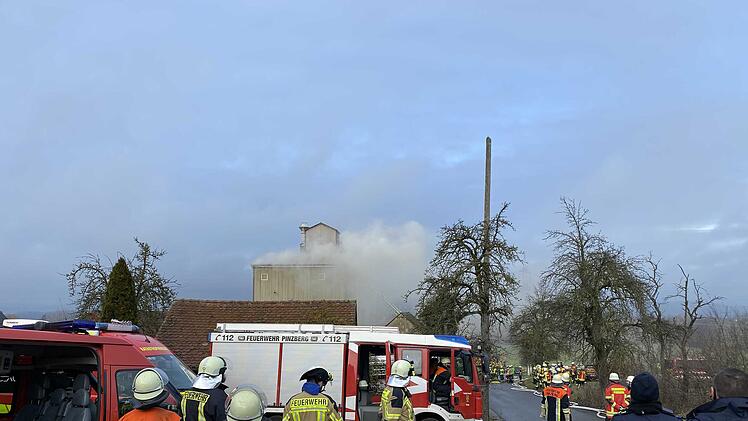 Brand in Ölmühle bei Forchheim