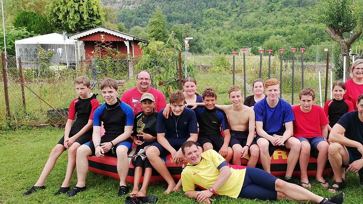 &Uuml;bungs-Wochenende des  Jugend-Einsatz-Teams der Bad Kissinger  DLRG. Christian W&ouml;hning