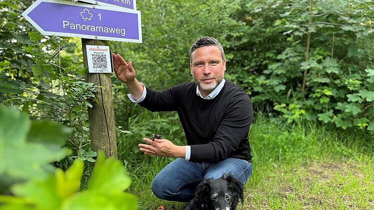 Gemeinde Ahorn eröffnet mit "ActionBound" interaktive Schatzsuche auf dem Panoramaweg
