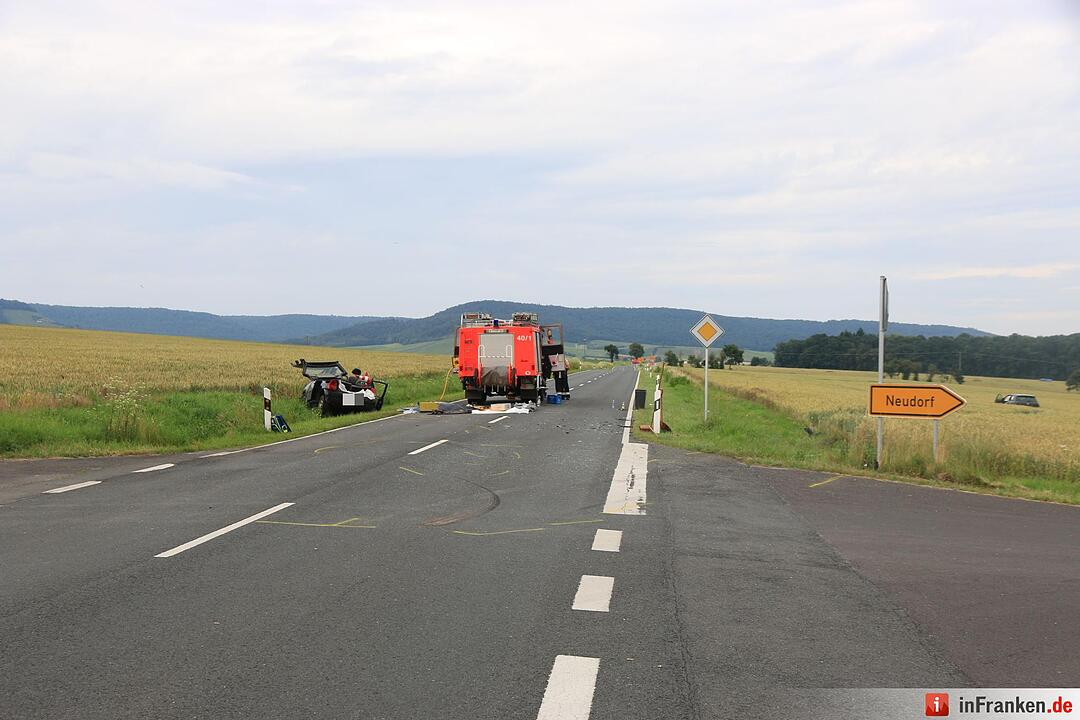 Tödlicher Unfall auf der B 22 bei Prichsenstadt