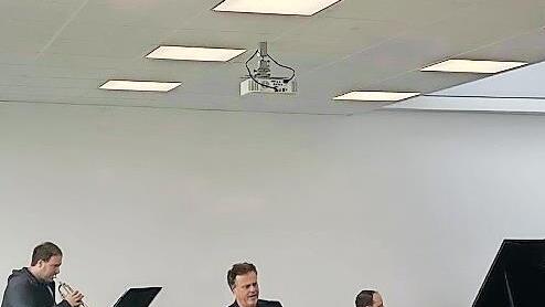 Martin Fösel (Mitte), Patrik Hévr (r.) sowie Sebastian Hensiek (l.) haben mit ihren Darbietungen begeistert.