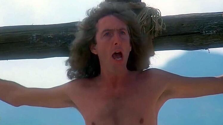 Er war der musikalische Python: Eric Idle (Bild aus "Das Leben des Brian") komponierte und sang "Always Look On The Bright Side".